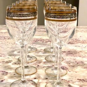 Genuine Crystal Goblets set of 8